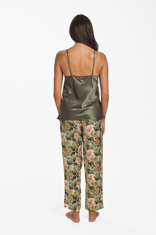 Silk Camisole Olive