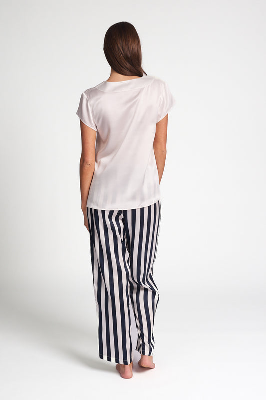 Silk Cap Sleeve Top Ivory