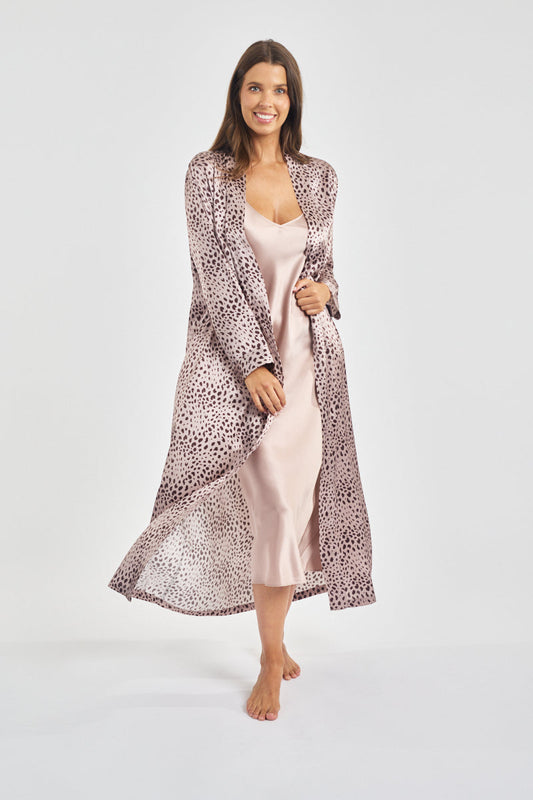 Silk Chemise 3/4 Length - Dove Marshmellow