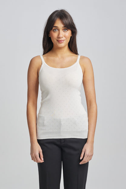 Traditional Thermal RTR Side Seam Free Cami - Ivory