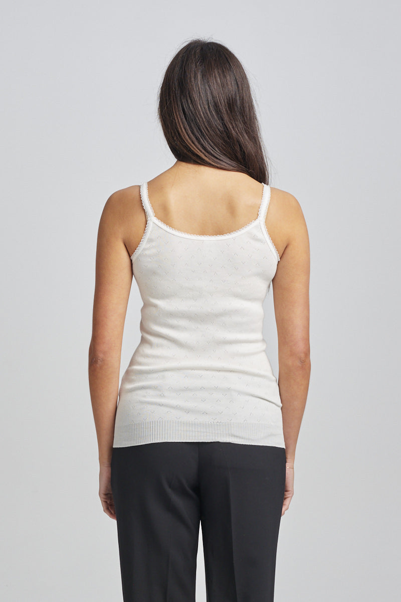 Traditional Thermal RTR Side Seam Free Cami - Ivory