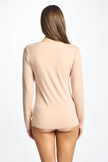 Modal Long Sleeve - Nude