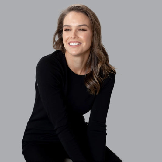 Pure Merino Wool 240gsm Long Sleeve Black