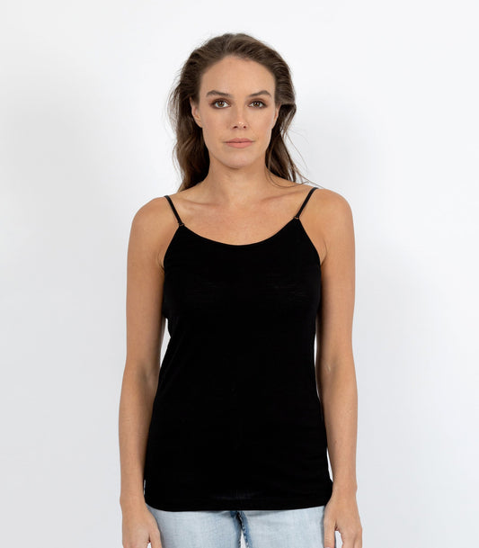 E Wool Cami - Black