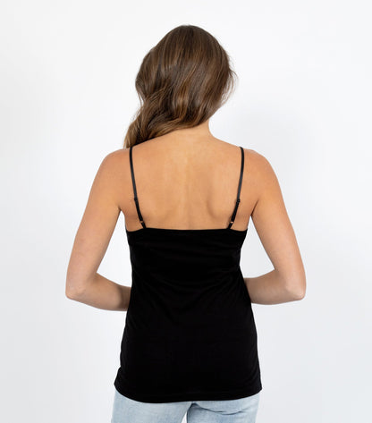 E Wool Cami - Black