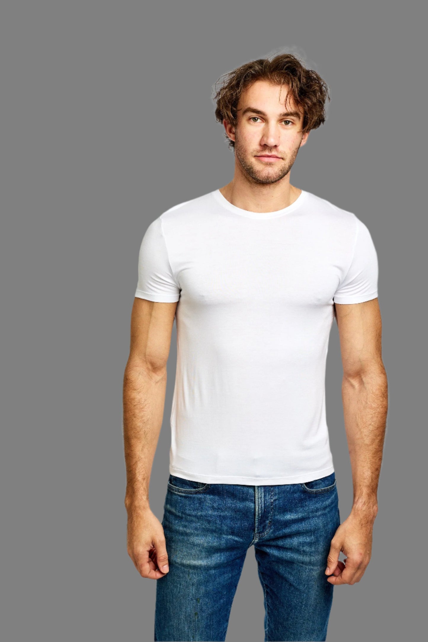 Mens Bamboo Crew Neck T Shirt