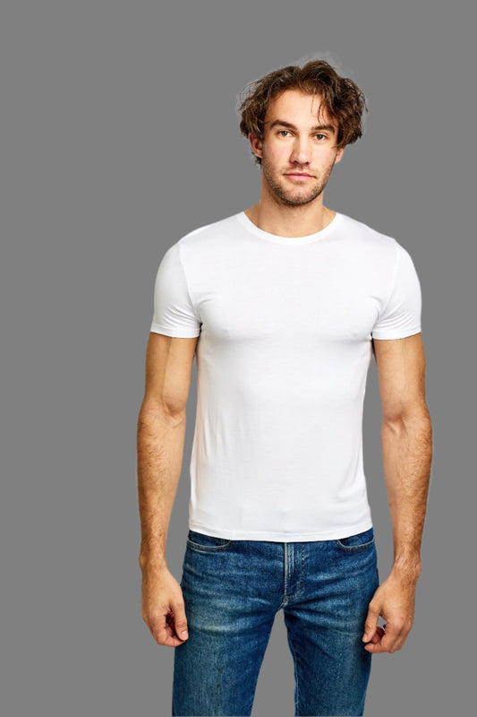 Mens Bamboo Crew Neck T Shirt