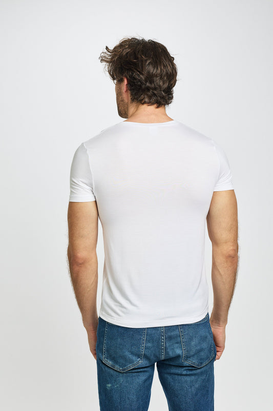 Mens Bamboo V Neck Tee