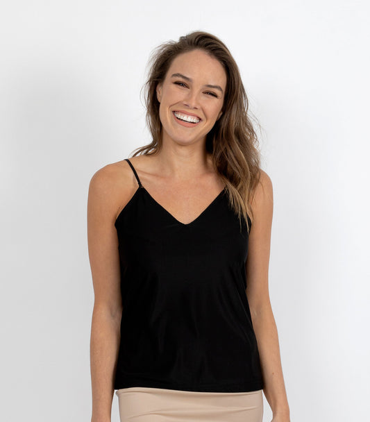 Smooth Reversible Cami - Black