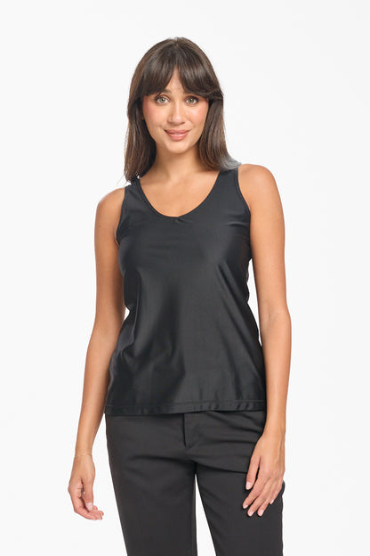 Smooth Reversible Tank - Black