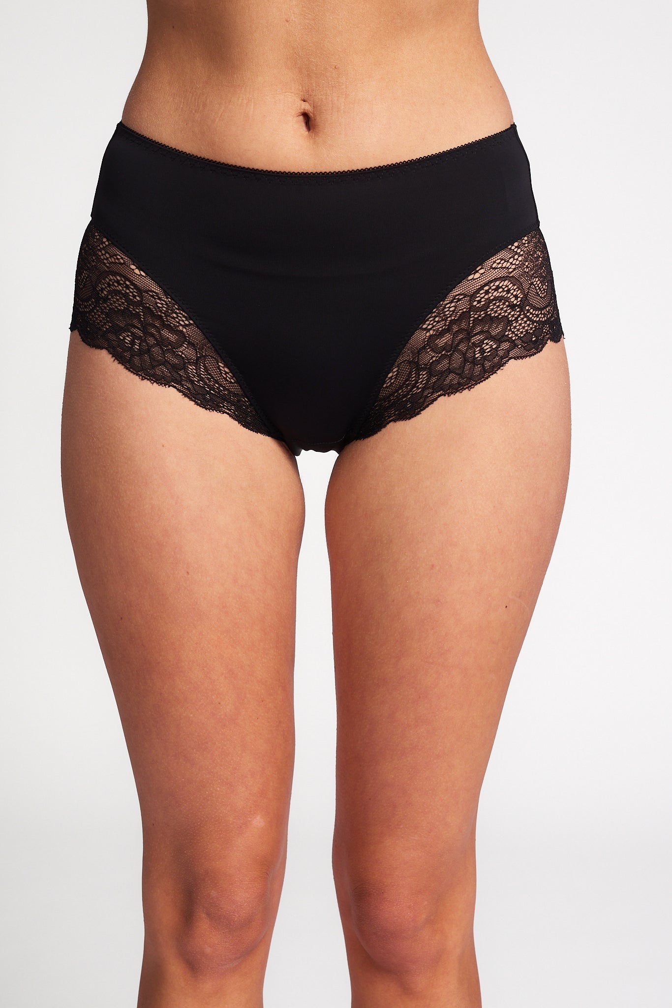 Rochelle High Cut Briefs Black