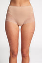 Rochelle High Cut Briefs Nude