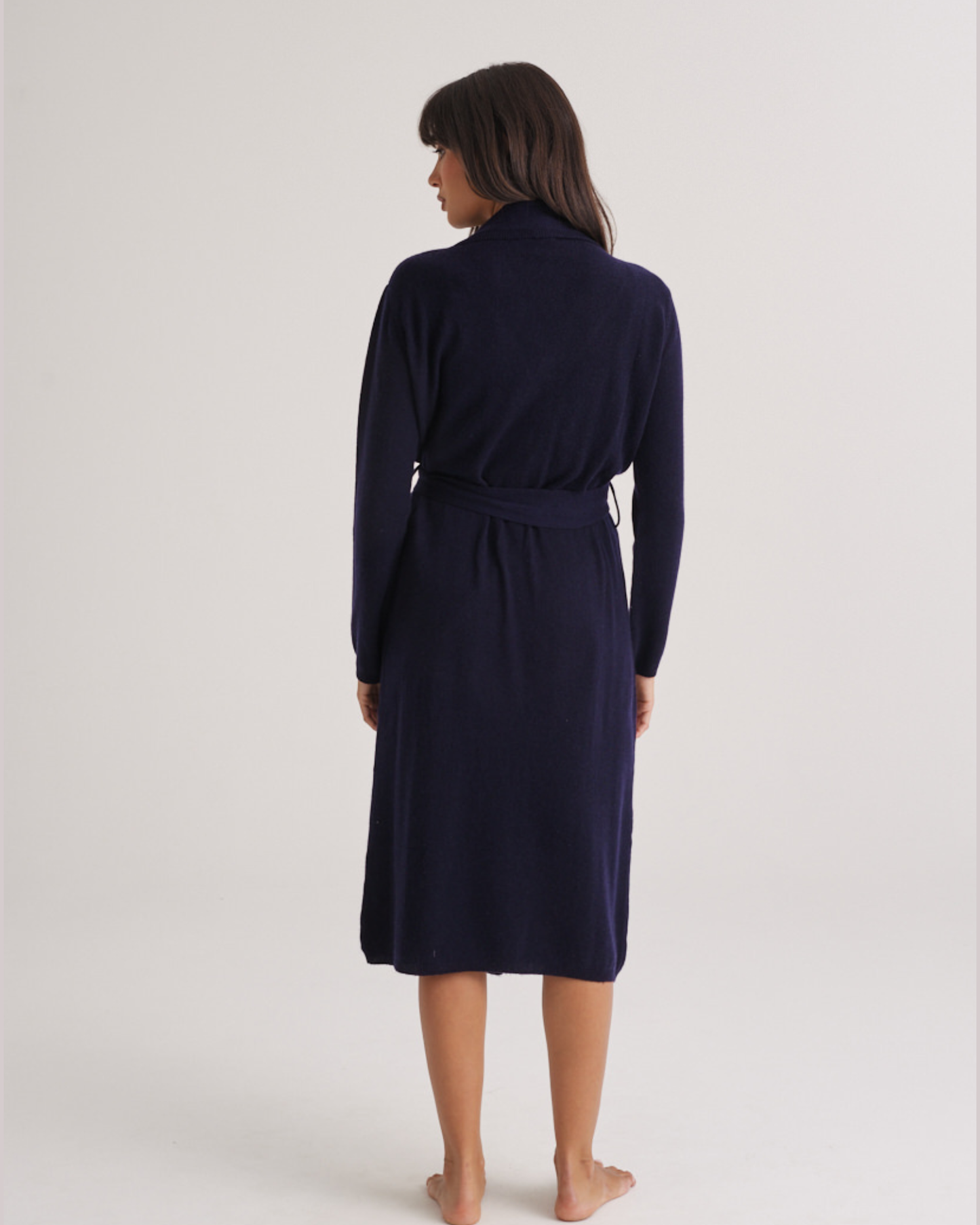 Cashmere Robe Midnight