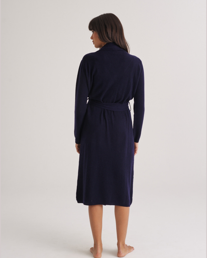 Cashmere Robe Midnight