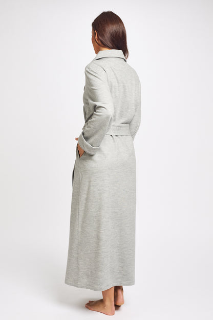 WOOL ROBE LL340 Grey Marle