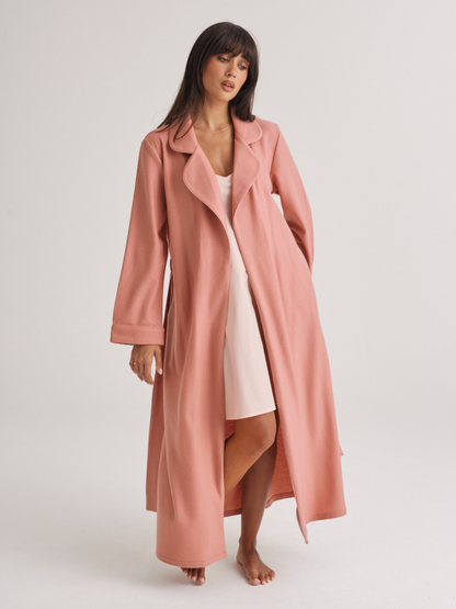 WOOL ROBE LL340 Antique Rose
