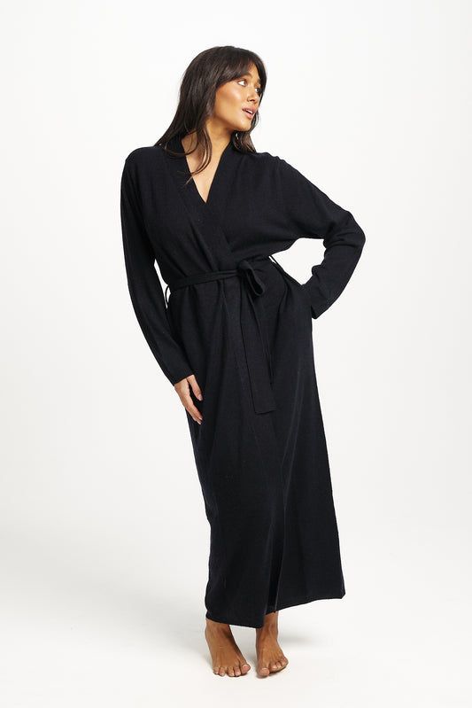 WOOL CASHMERE ROBE LL374