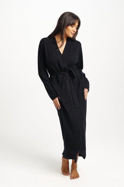 WOOL CASHMERE ROBE LL374