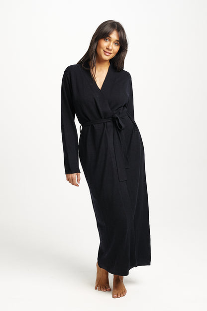 WOOL CASHMERE ROBE LL374