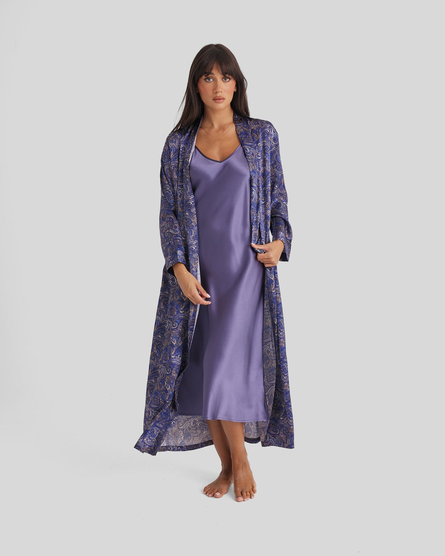 New Long Chemise 3/4 Blue Manor