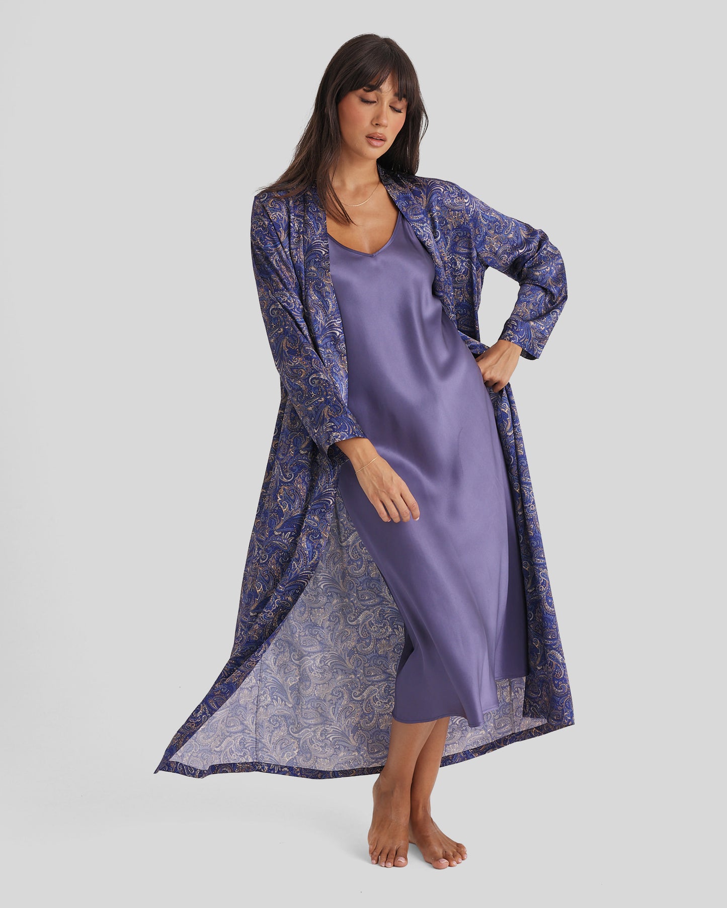 New Long Chemise 3/4 Blue Manor