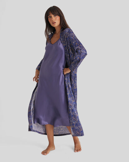 New Long Chemise 3/4 Blue Manor