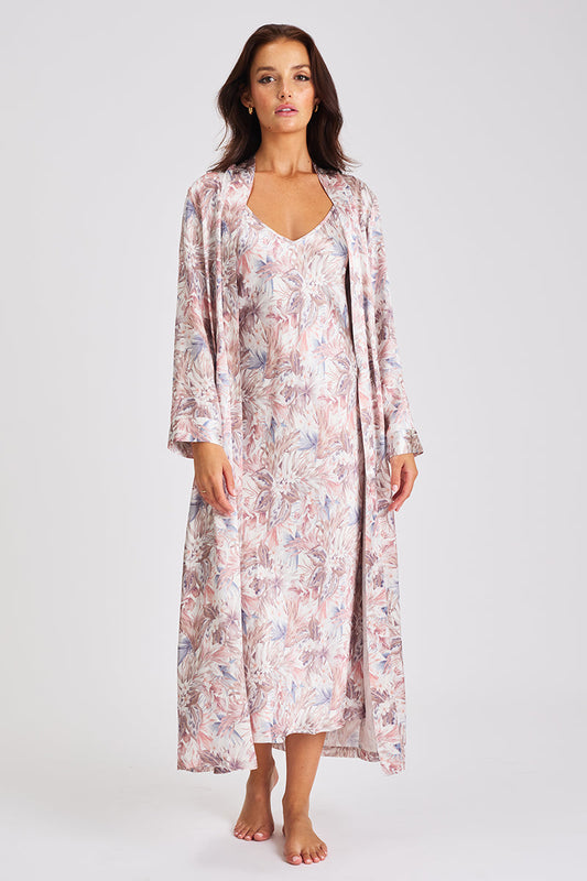 Silk Robe - Paradise Print* Special