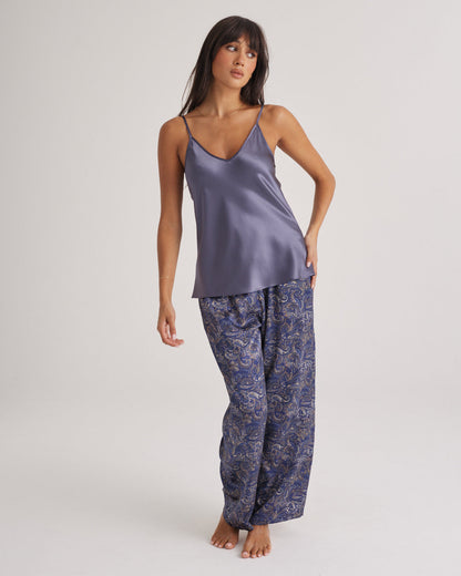 New Strappy Silk Cami Blue Manor