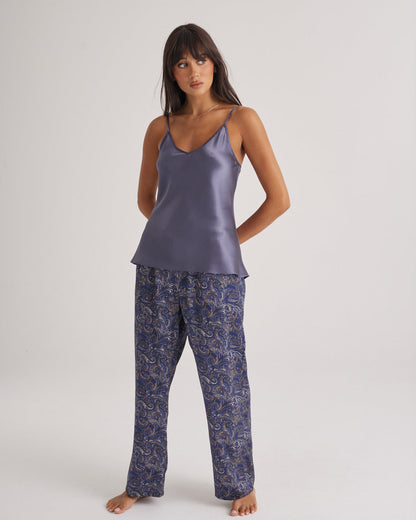 New Strappy Silk Cami Blue Manor