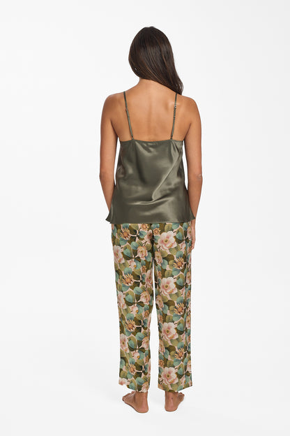 Silk Camisole Olive