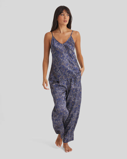New Strappy Silk Cami Paisley