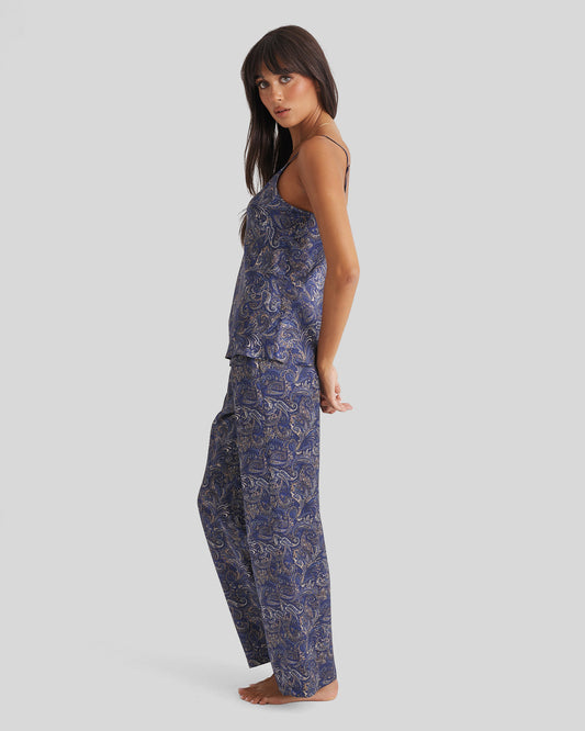 New Strappy Silk Cami Paisley