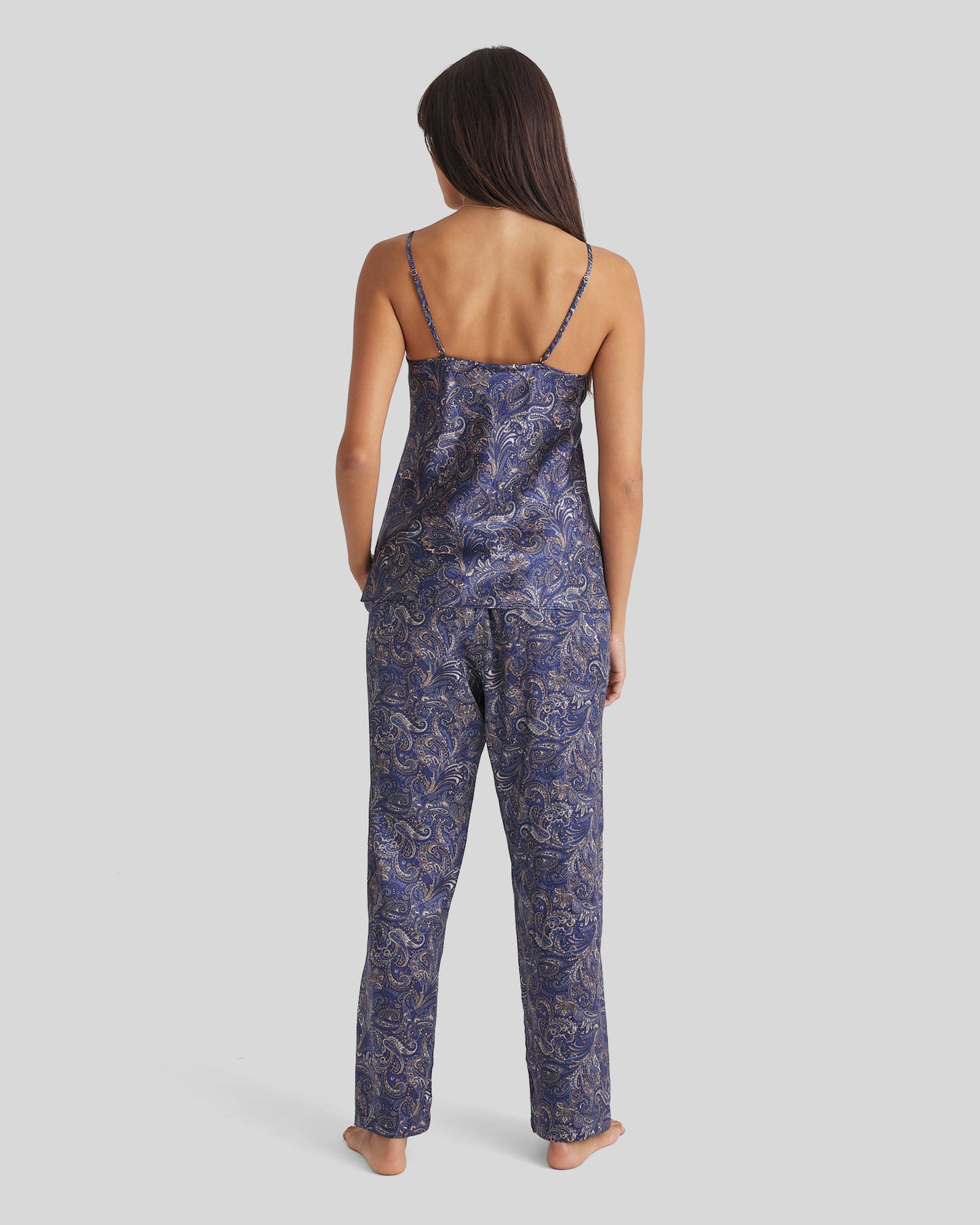 New Strappy Silk Cami Paisley