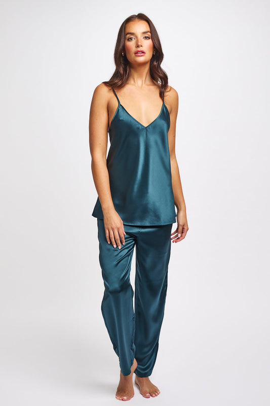 Silk Camisole Deep Forest