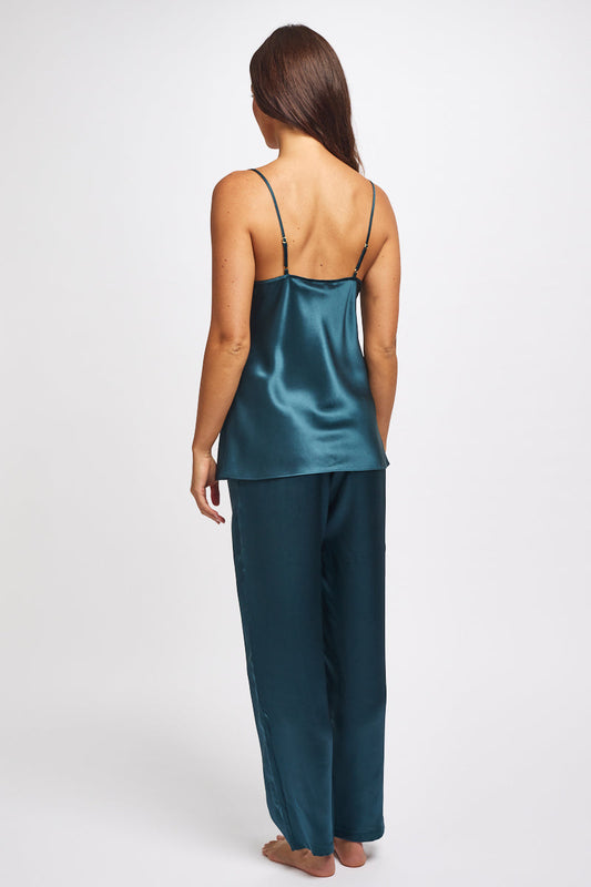 Silk Camisole Deep Forest