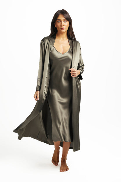 New Long Chemise 3/4 Olive