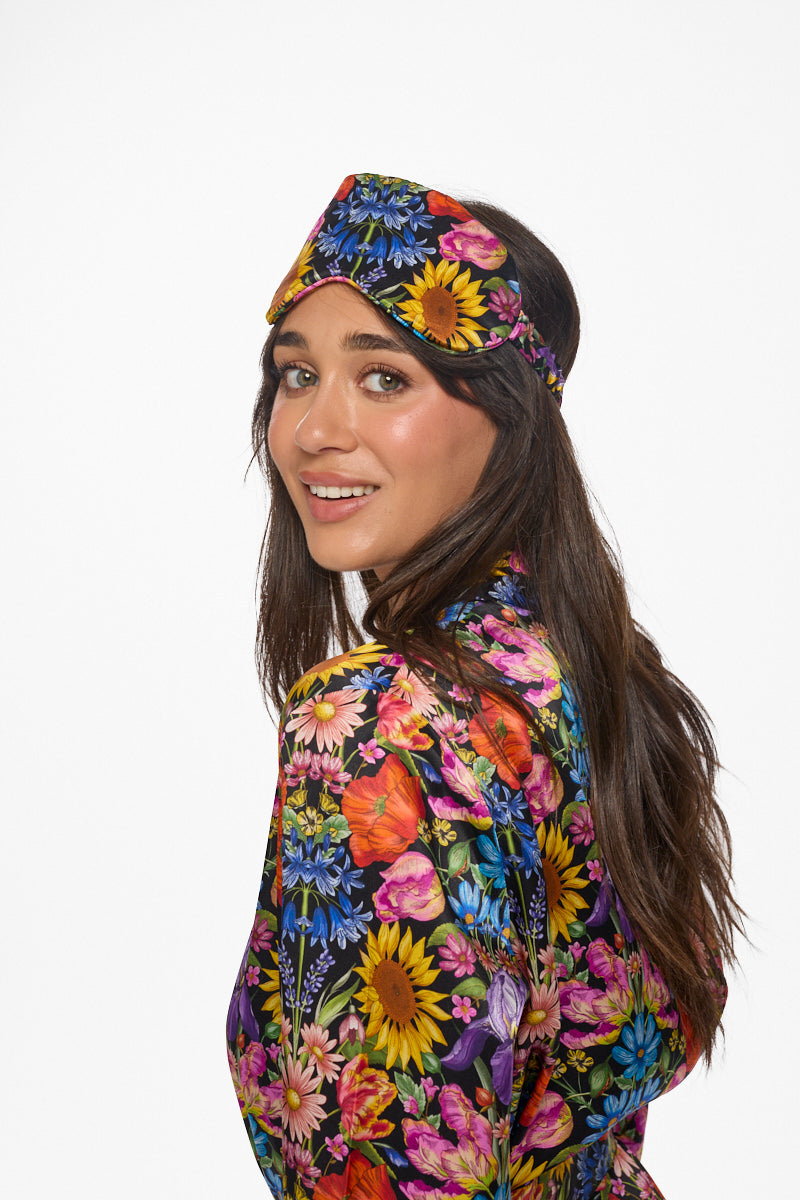 Silk Sleep Mask Gift Set - Floral Muse