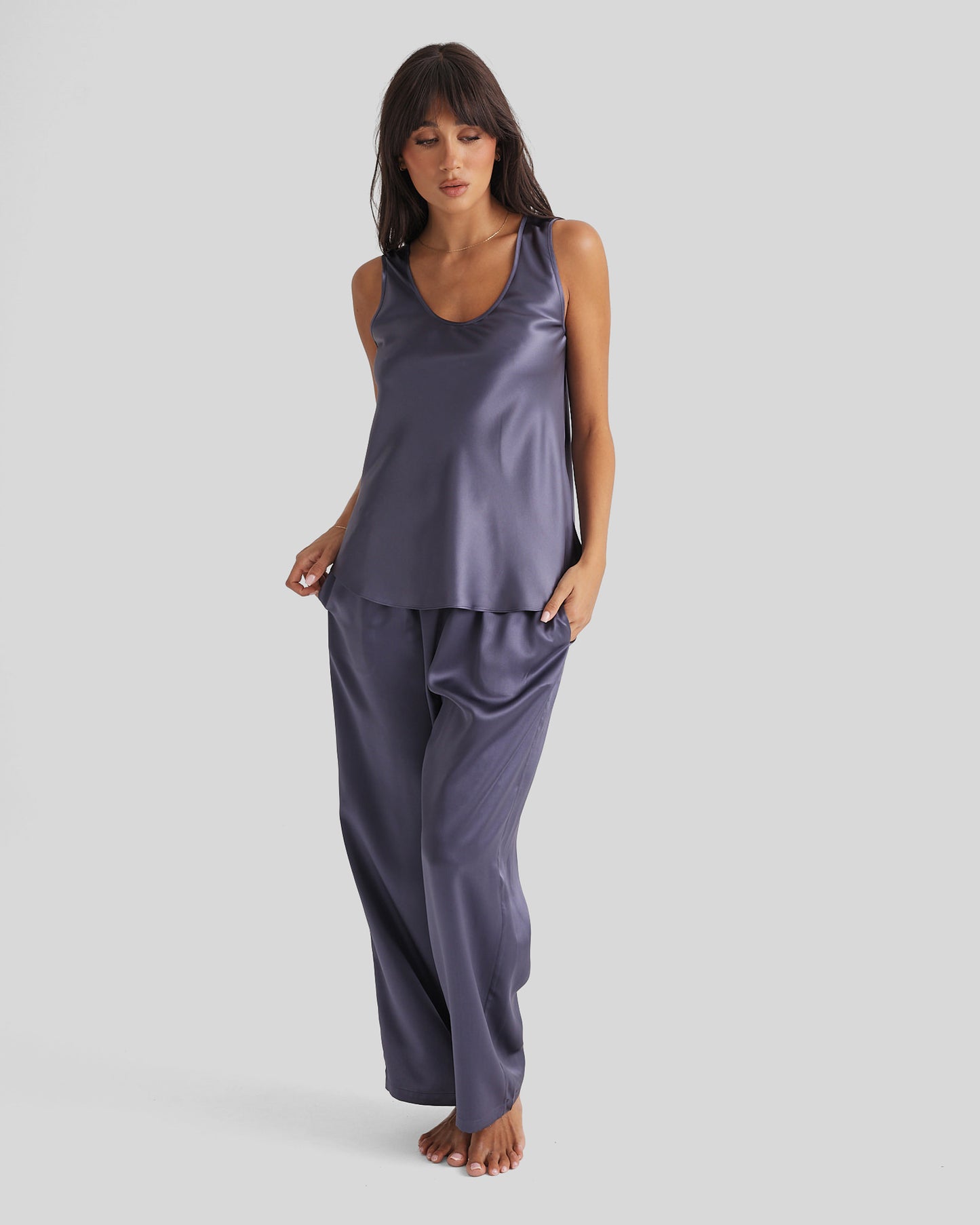 New Silk Pants Wide Leg Paisley