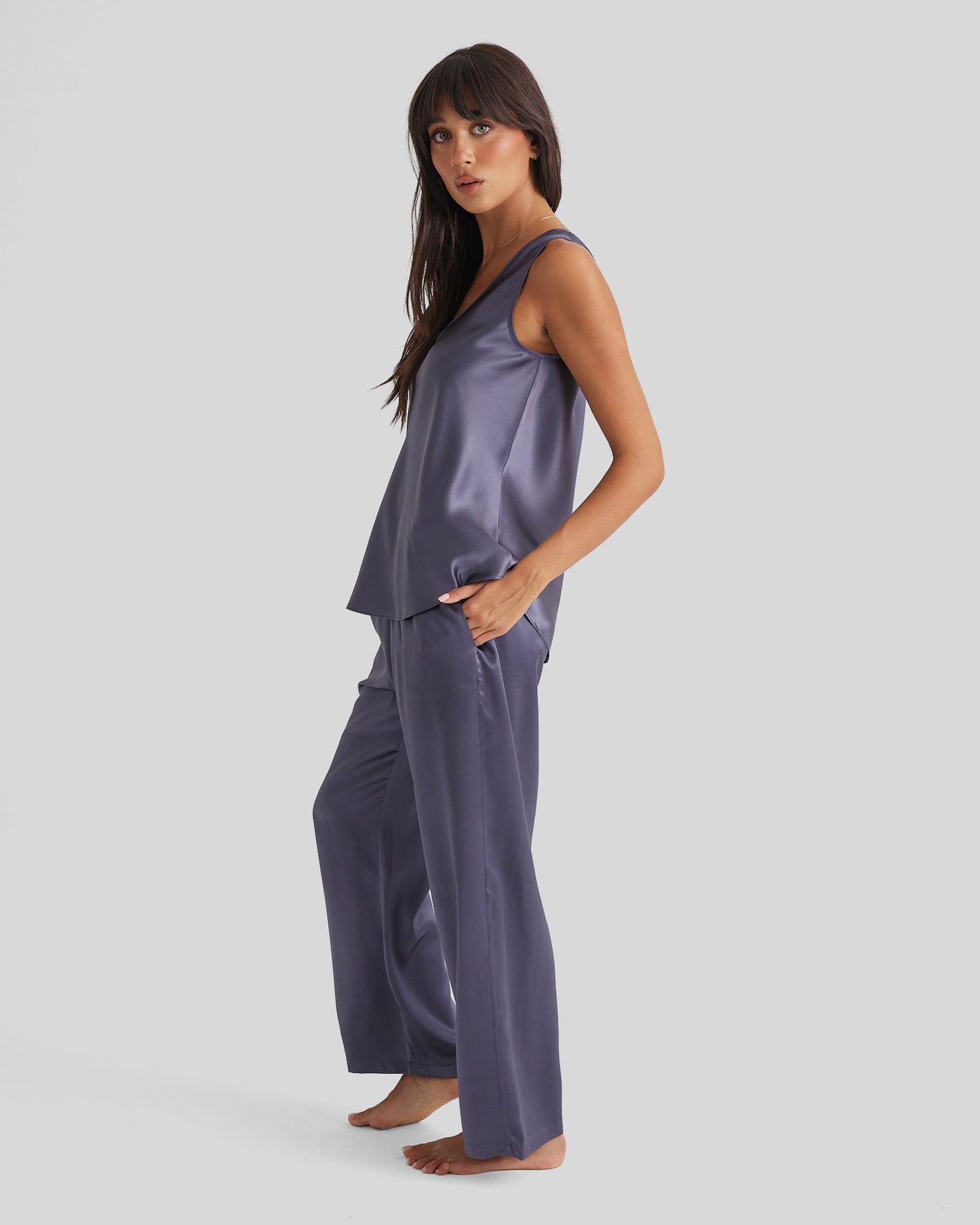 New Silk Pants Wide Leg Paisley