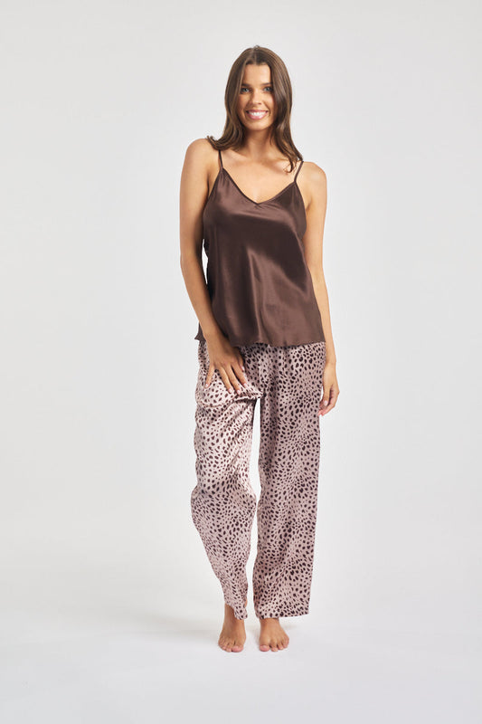 New Silk Camisole Chocolate