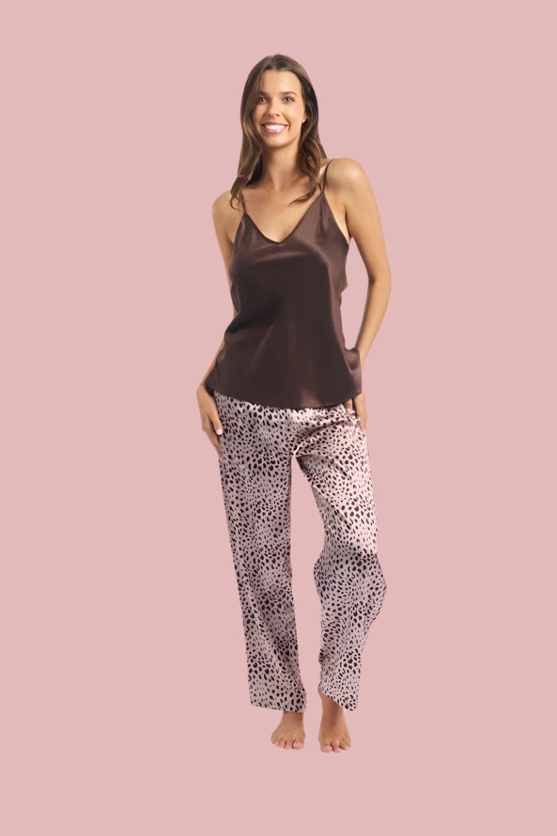 Silk Pants Leopard* Special