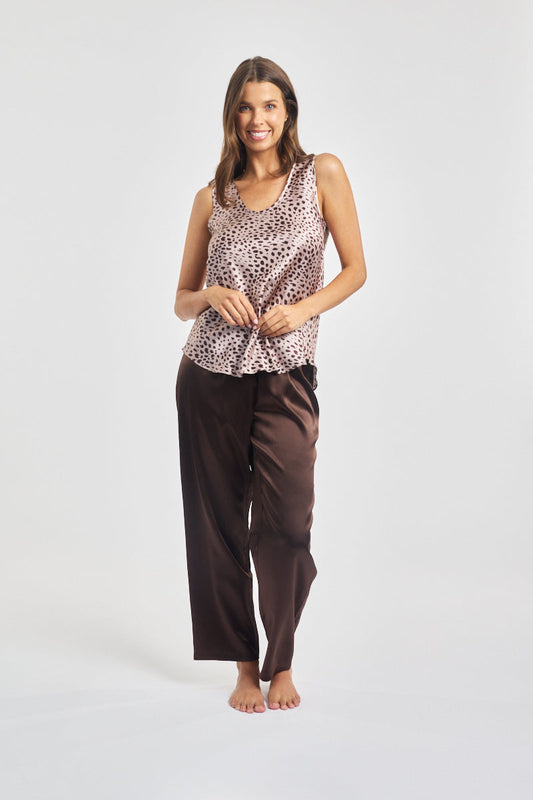 Mono Silk Cami Leopard* Special