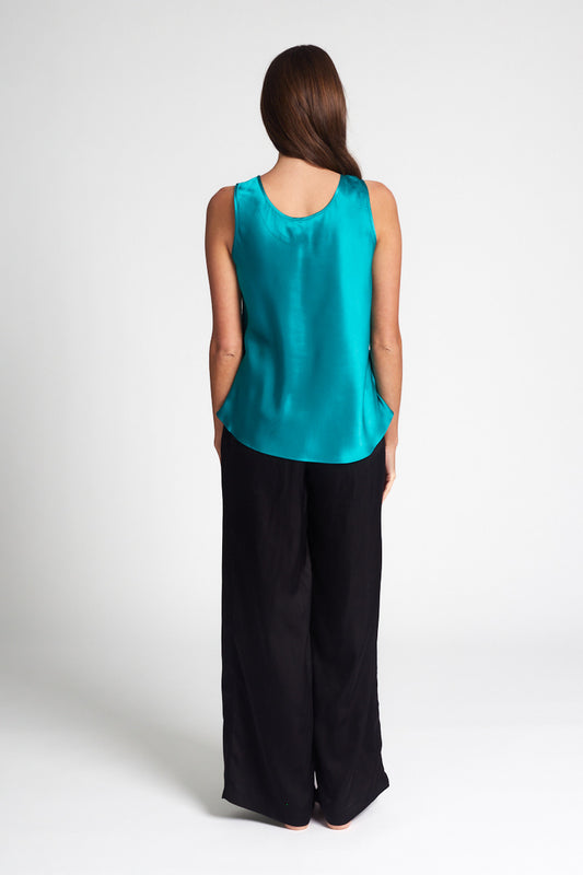 Peaock Mono Silk Cami