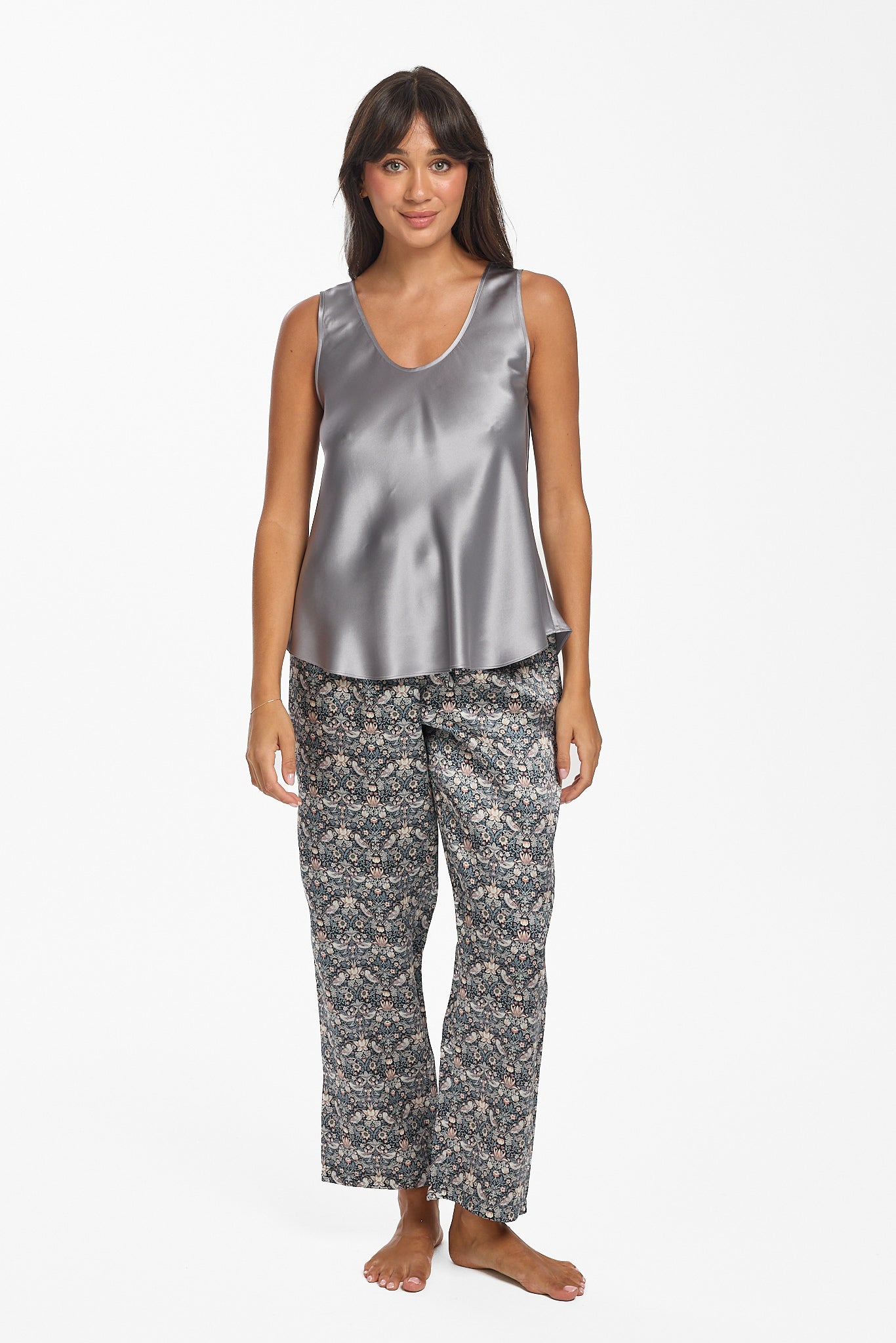 Liberty Silk Sleep Pant Strawberry Thief