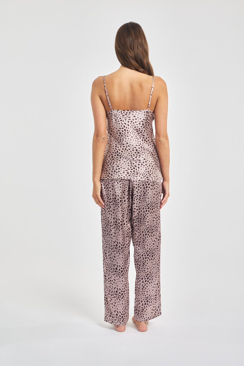 Silk & Lace Camisole Leopard* Special