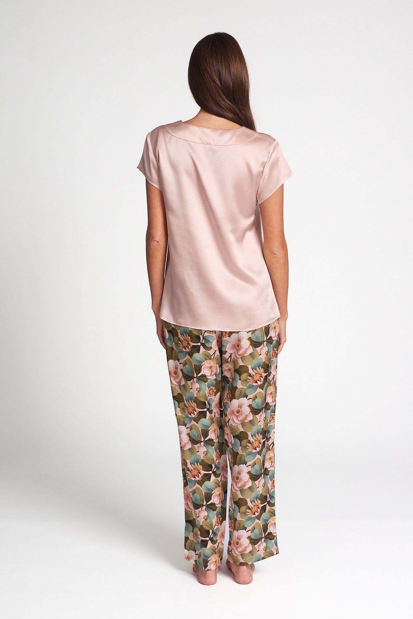 Silk Cap Sleeve Top Ivory
