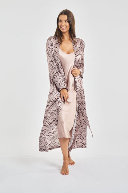 New Silk Robe Leopard* Special