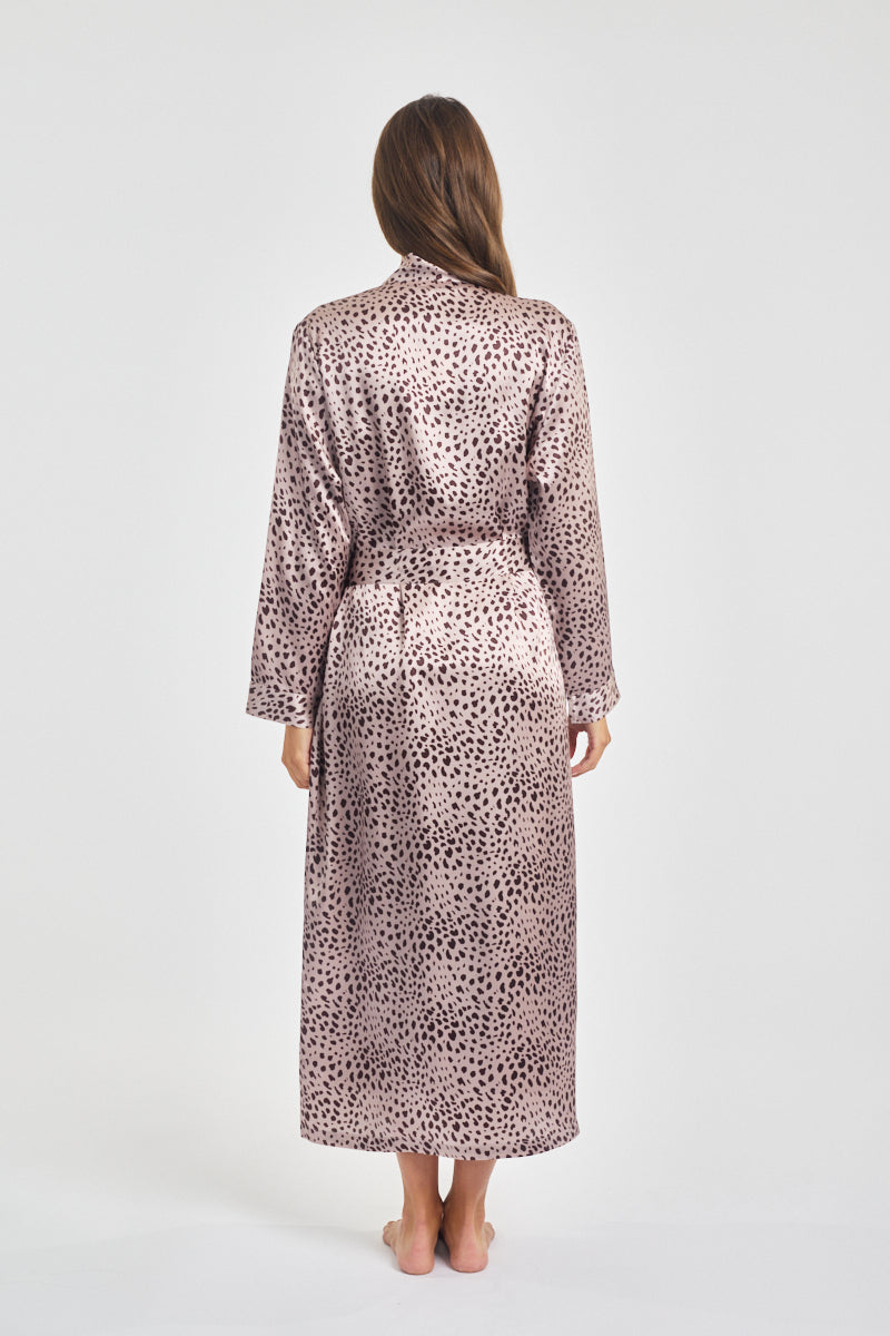 New Silk Robe Leopard* Special