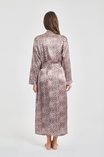 New Silk Robe Leopard* Special
