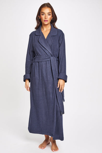 Soft MicroFleece Robe Nightshade